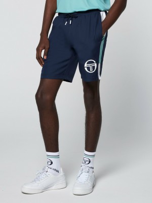 Sergio Tacchini Advantage Staff Shorts Herr Marinblå | 9046OQYKU