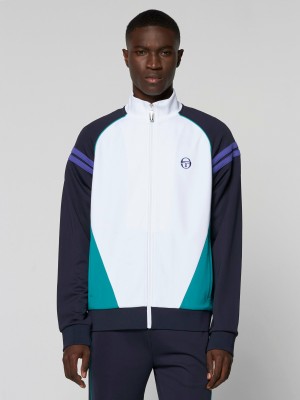 Sergio Tacchini Ascot Track Jackets Tracksuit Herr Blå | 8014FVOXZ