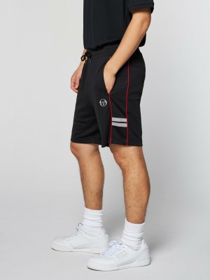 Sergio Tacchini Ascot Track Shorts Herr Svarta | 6254LXFGT