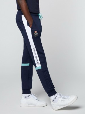 Sergio Tacchini Baseline Staff Pants Träningsbyxor Herr Marinblå | 8759ENWHM