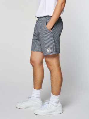 Sergio Tacchini Benvenuto Archivio Shorts Herr Blå | 9187JBCUN