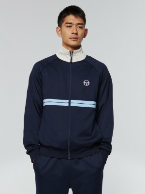 Sergio Tacchini Dallas Track Jackets Archivio Jacka Herr Blå | 5238WMPNH