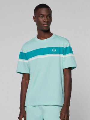 Sergio Tacchini Damarindo T-shirt Herr Blå | 5017WYZBP
