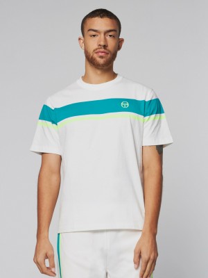 Sergio Tacchini Damarindo T-shirt Herr Blå | 0916KJVNU