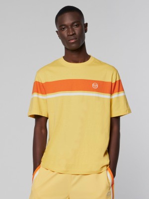 Sergio Tacchini Damarindo T-shirt Herr Blå | 3974UMOQB