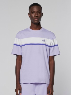 Sergio Tacchini Damarindo T-shirt Herr Lavendel | 1750HWVIZ