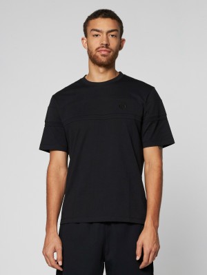 Sergio Tacchini Damarindo T-shirt Herr Svarta Svarta | 1075RMOCV