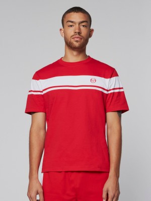 Sergio Tacchini Damarindo T-shirt Herr Vita | 0195BDOQL