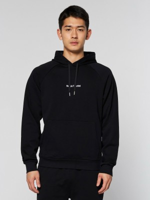 Sergio Tacchini Fine Hoodie Herr Svarta Vita | 8640SZQJP