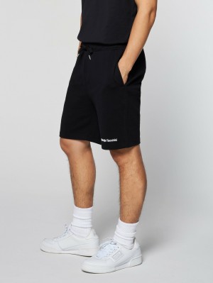 Sergio Tacchini Fine Shorts Herr Svarta Vita | 8475HYKPD