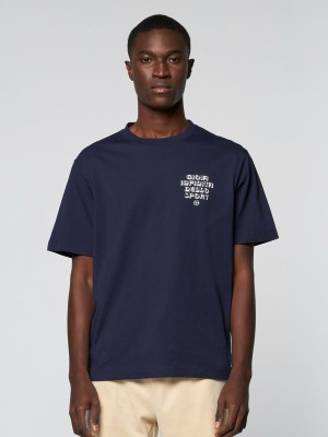 Sergio Tacchini Gioia T-shirt Herr Blå | 3468ZSRUT