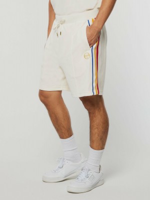 Sergio Tacchini Goran Velour Track Archivio Shorts Herr Vita | 9741APZTD