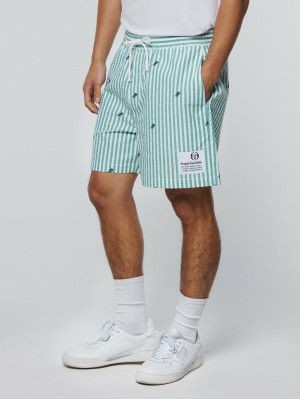 Sergio Tacchini Granda Shorts Herr Mörkmintgröna | 4685NYPUE