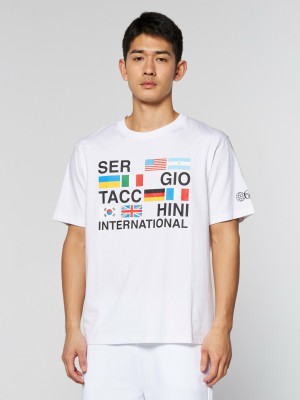 Sergio Tacchini International T-shirt Herr Vita | 1708GDXFV