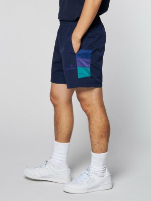 Sergio Tacchini Macao Shorts Herr Blå | 9815LNTOG