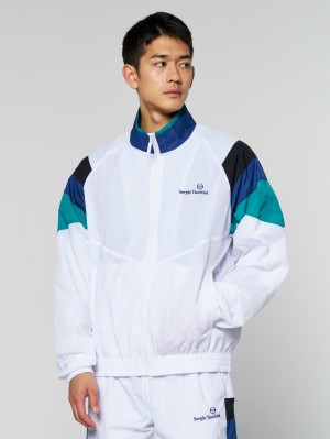 Sergio Tacchini Macao Track Jackets Jacka Herr Vita | 7302MQJVN