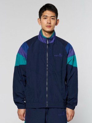 Sergio Tacchini Macao Track Jackets Tracksuit Herr Blå | 2358OJHMQ