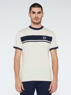 Sergio Tacchini Masters T-shirt Herr Blå | 1456BYWSA