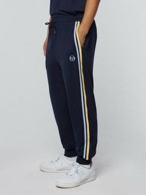 Sergio Tacchini Mesh Damarindo Träningsbyxor Herr Blå | 8041LRXJB