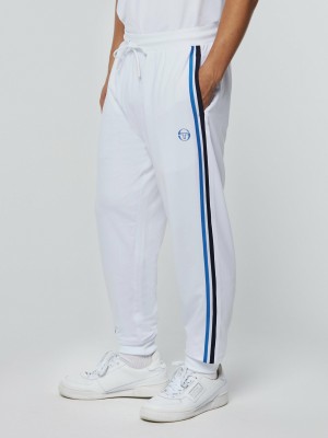 Sergio Tacchini Mesh Damarindo Träningsbyxor Herr Vita Blå | 8416IWZKX