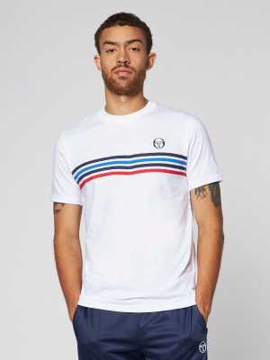Sergio Tacchini New Melfi Korta Sleeve T-shirt Herr Vita | 9840ZPSGA