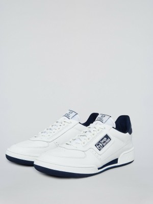 Sergio Tacchini New Young Line Sneakers Dam Vita Marinblå | 3068YXONW
