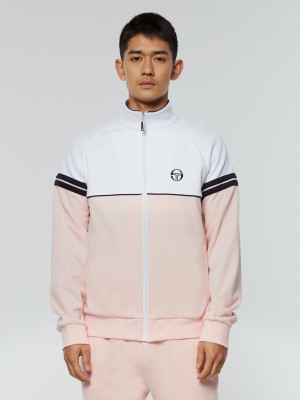 Sergio Tacchini Orion Track Jackets Archivio Jacka Herr Rosa Vita | 2086FRUIA