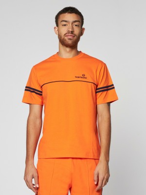Sergio Tacchini Orion T-shirt Herr Svarta | 5290IEGSJ