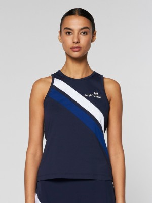 Sergio Tacchini Ortica Linnen Dam Blå | 9205DCJSI