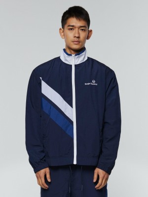 Sergio Tacchini Ortica Tennis Jacket Jacka Herr Blå | 8916APXJV