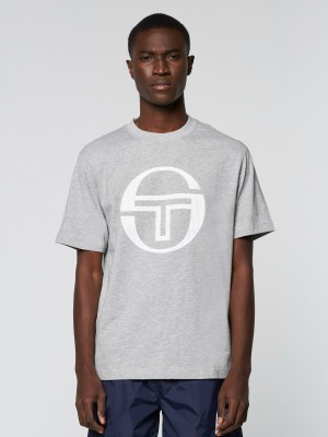 Sergio Tacchini Smesh T-shirt Herr Grå | 6285ZXDYQ