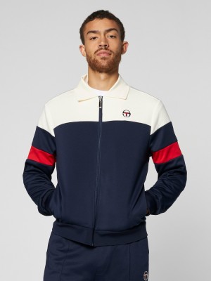 Sergio Tacchini Tomme Track Top Archivio Tracksuit Herr Blå | 4397IQDVR