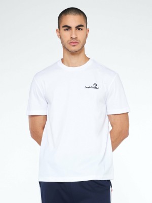 Sergio Tacchini Viva T-shirt Herr Vita | 9067MYRIH